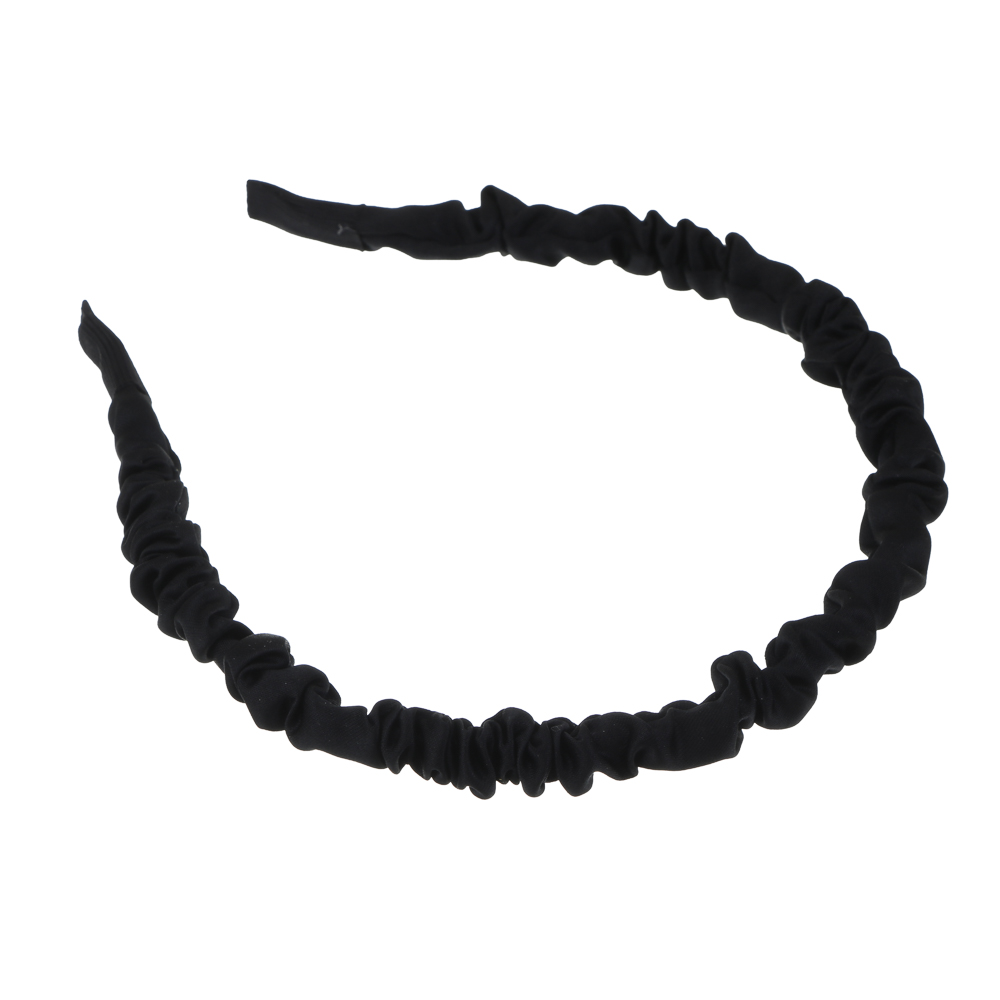 ЮНИLOOK Ободок для волос, 1см, ABS, полиэстер, 6 цветов, ACS-68