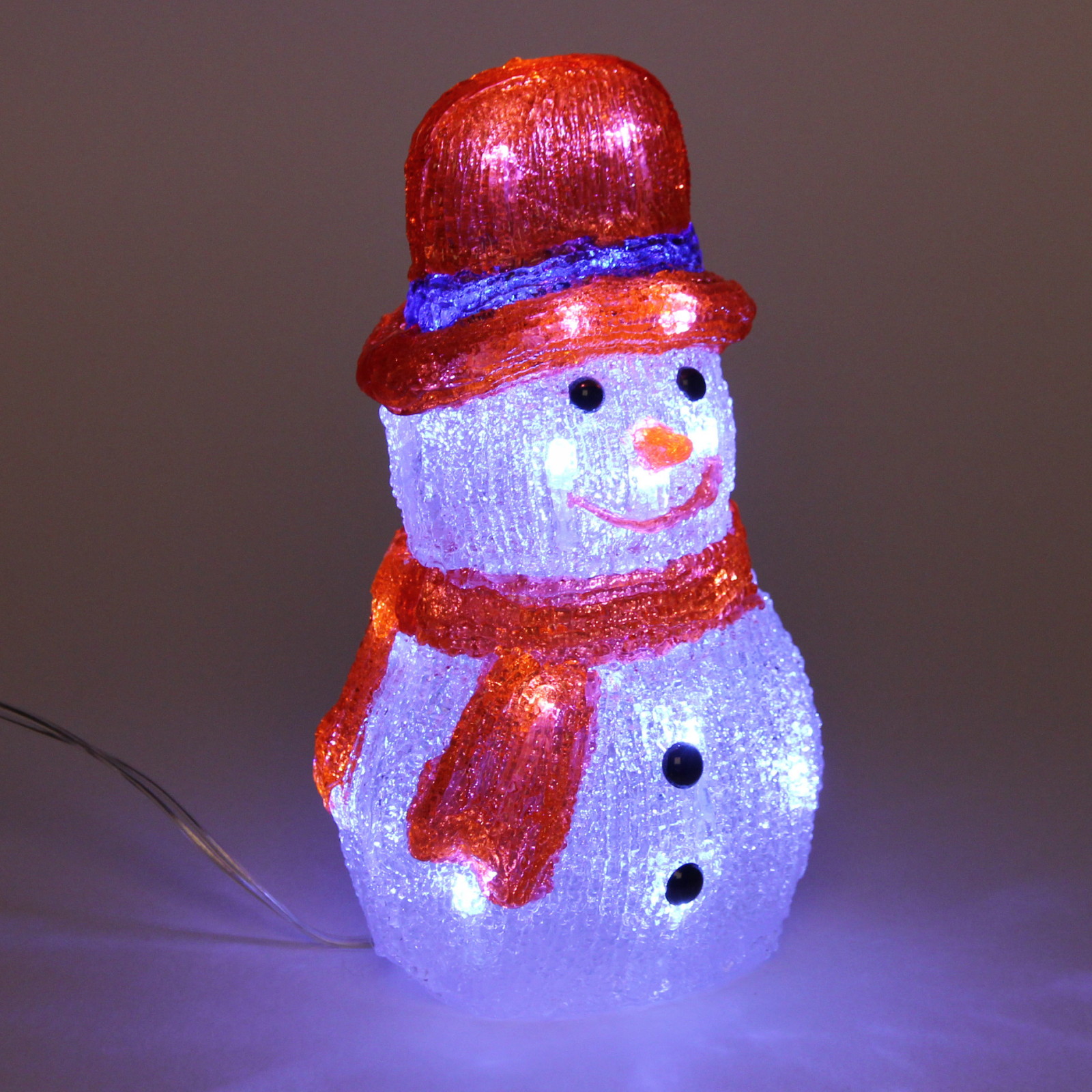 Фигура светодиодная "Снеговичок" 13х10х23 см, 20 ламп LED