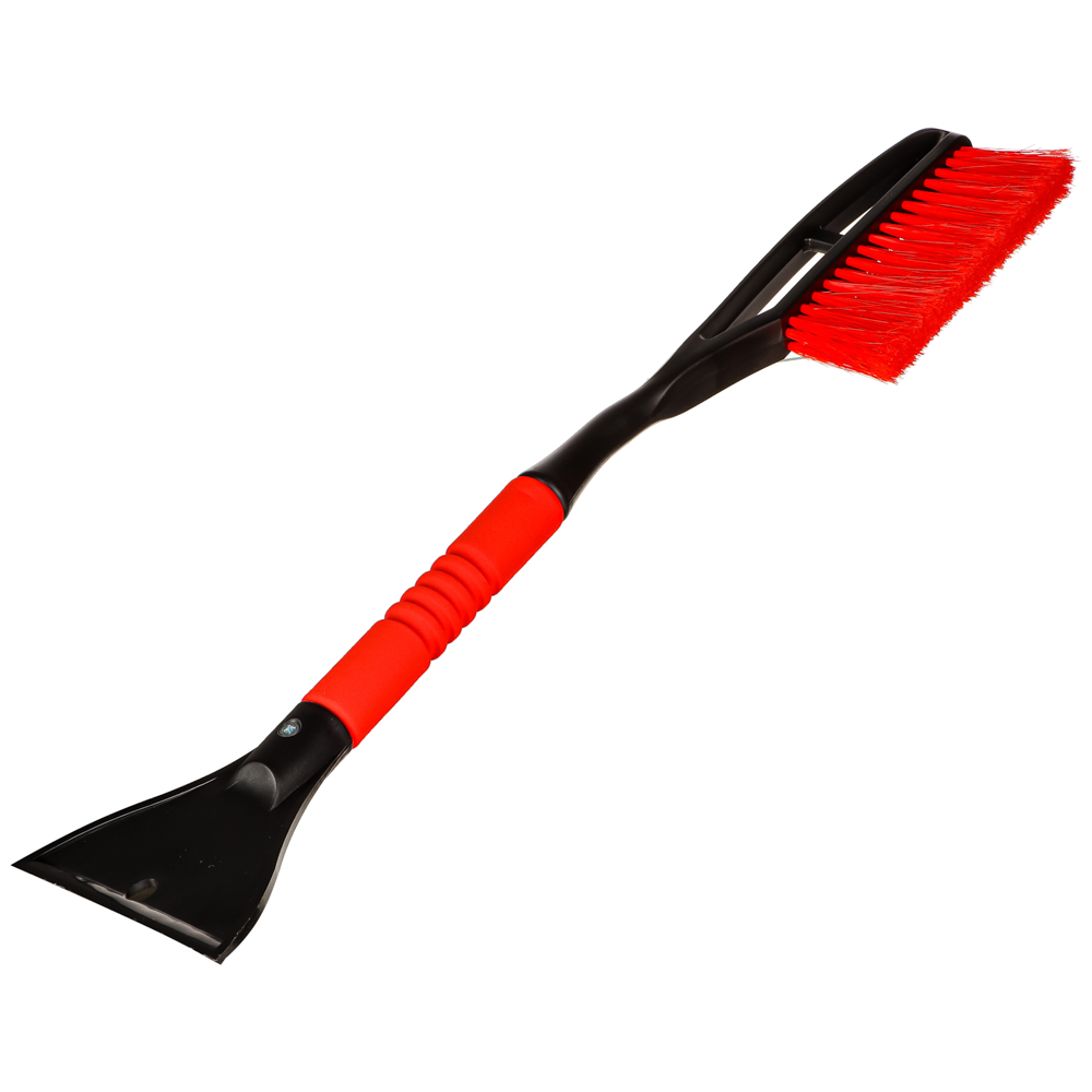 Щетка для уборки снега с распушенной щетиной+скребок,NG  64см x 10,7