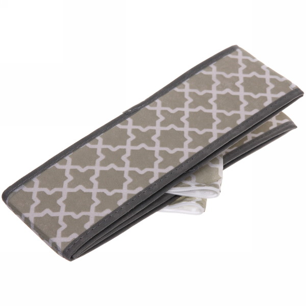 Кофр - органайзер для хранения вещей "ЛОККИ", цвет бежевый, 24 отделения, 32*32*10см