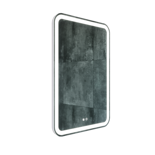 Зеркало MIXLINE, Мальта-VOICE, 550*800, ШВ сенсорный выключатель, управление голосом., подогрев