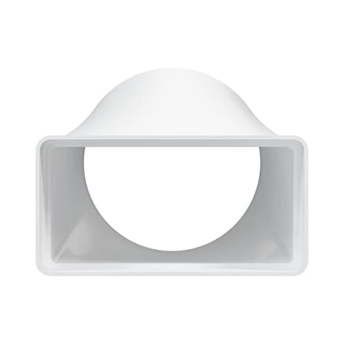 Соединитель для канала D100 эксцентр. плос воздух. с круг пласт 60х120, для вент, 612СП10КП ERA, 1/32