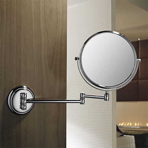 Зеркало косметическое настенное Ledeme L6108 хром