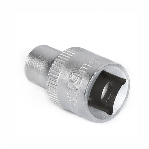 Головка на 9 мм, торцевая, шестигранная, под квадрат 1/2", CR-V, Smartbuy tools