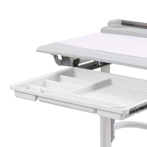 Комплект растущей (регулируемой) детской мебели РСП2, белый пластик