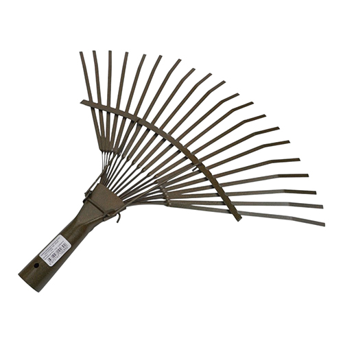 Грабли веерные пластинчатые 20 зубьев порошковый окрас без черенка SPETSTEXNIK, 10/10