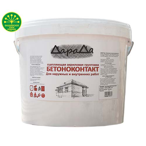 Грунт бетоноконтакт 14 кг (ДАРАДА) для наруж.и внутр. работ (1/1)