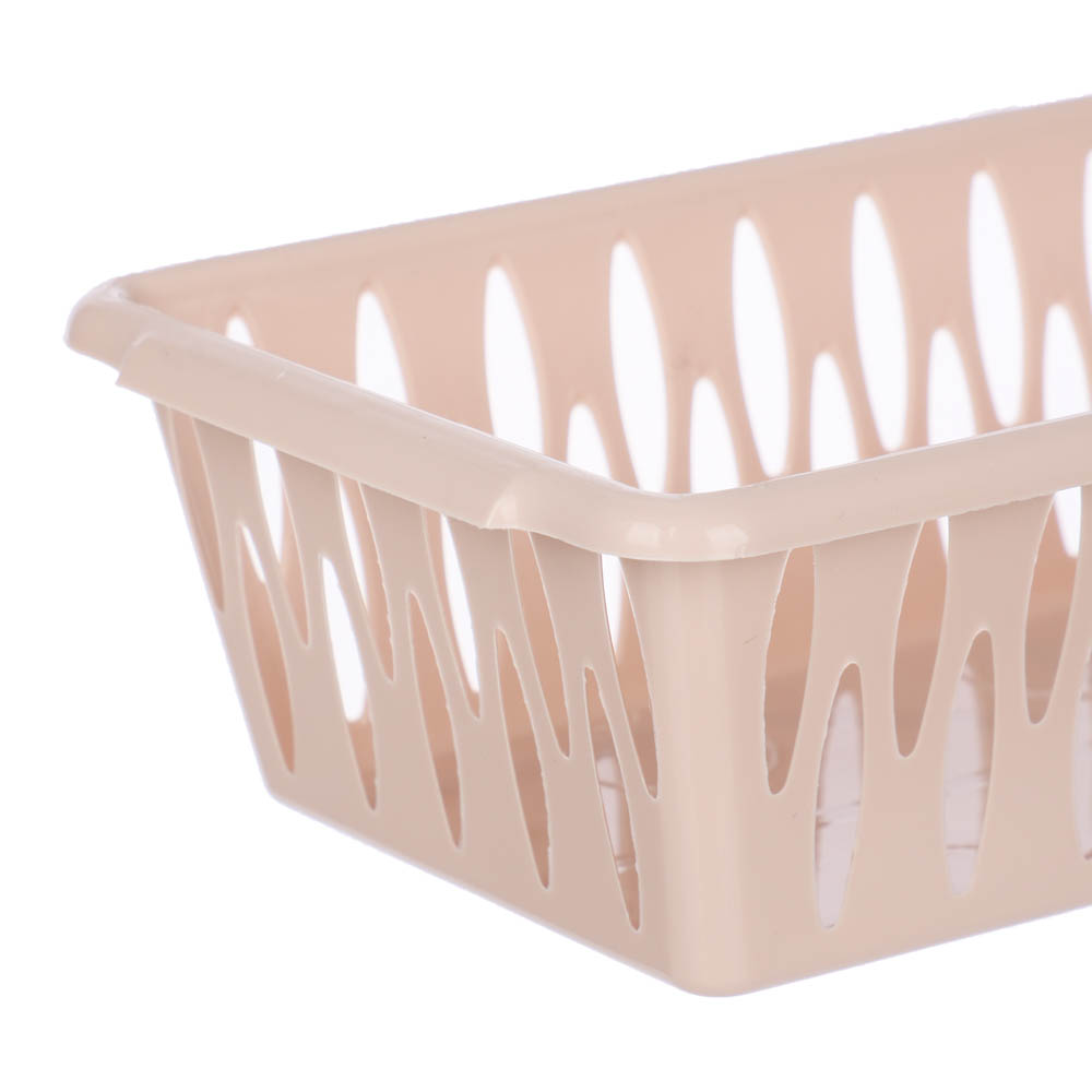 Корзинка для хранения Keeplex Light XS 19,5х10х5см, пластик, бежевый топаз