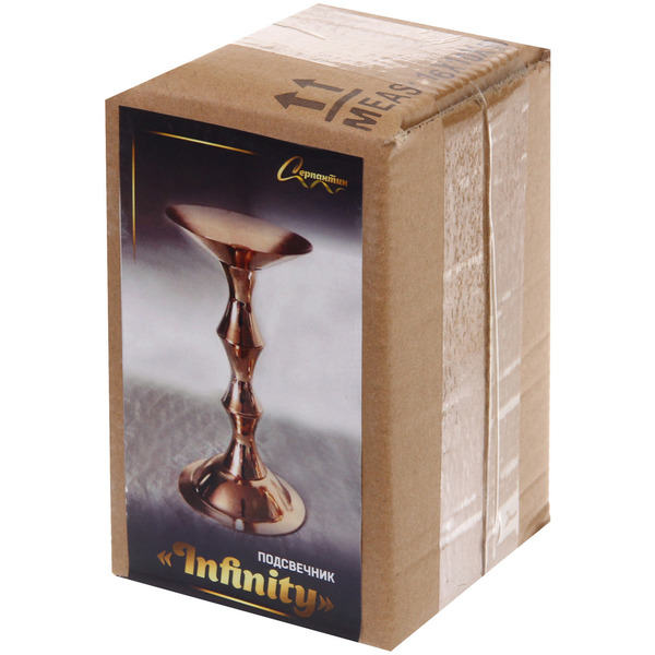 Подсвечник "INFINITY" 16*9*9 см, Золото