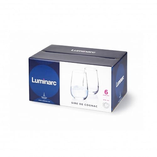 Набор стаканов 350 мл СИР ДЕ КОНЬЯК Luminarc P6485, высокие, 6 шт