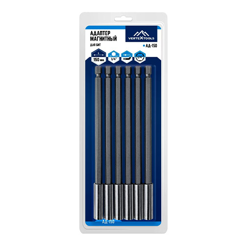 Адаптер магнитный для бит 150 мм, vertextools АД-150