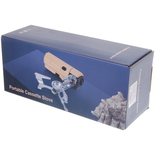 Плита газовая портативная (цанга), с пьезоподжигом, складная DKS1001