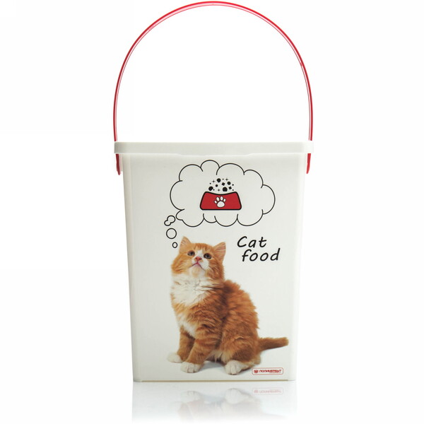 Контейнер для корма животных "Кошки" 8,5л 
