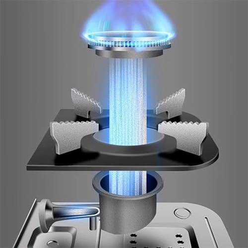 Плитка газовая походная Огонек OG-TRD04, 2100 Вт