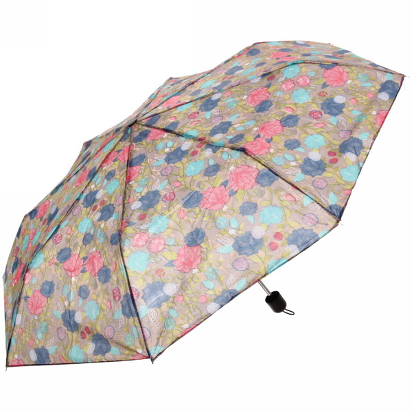 Зонт женский механический "Ultramarine - Цветы", микс 5-7 расцветок, 8 спиц, d-97см, длина в слож. виде 24см   