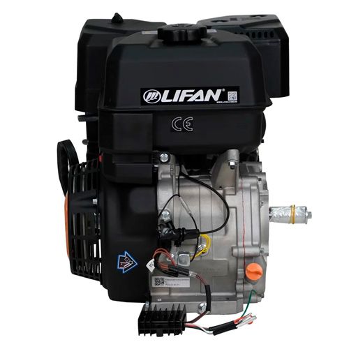 Двигатель LIFAN KP500 7A, 22 л.с, ручной стартер, вал 25 мм, катушка 7А