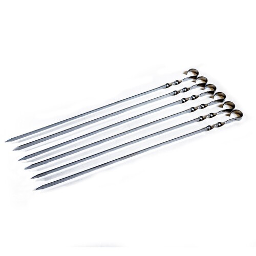 Набор плоских шампуров ROYALGRILL 450 х 10 х 1,5 мм, 6 шт в чехле, нержавеющая сталь