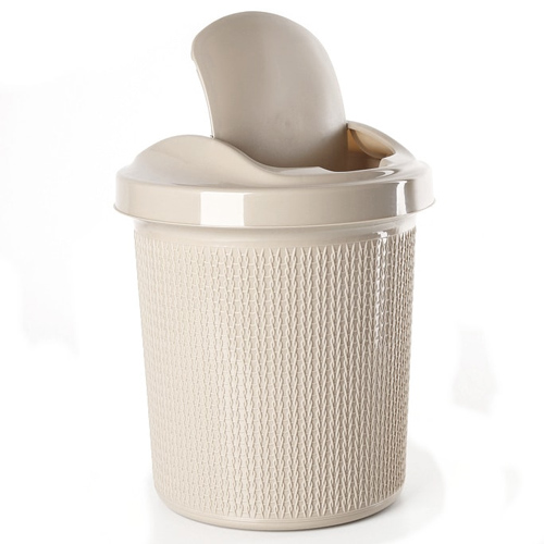 Контейнер для мусора Soul 12 л айвори (1/8)