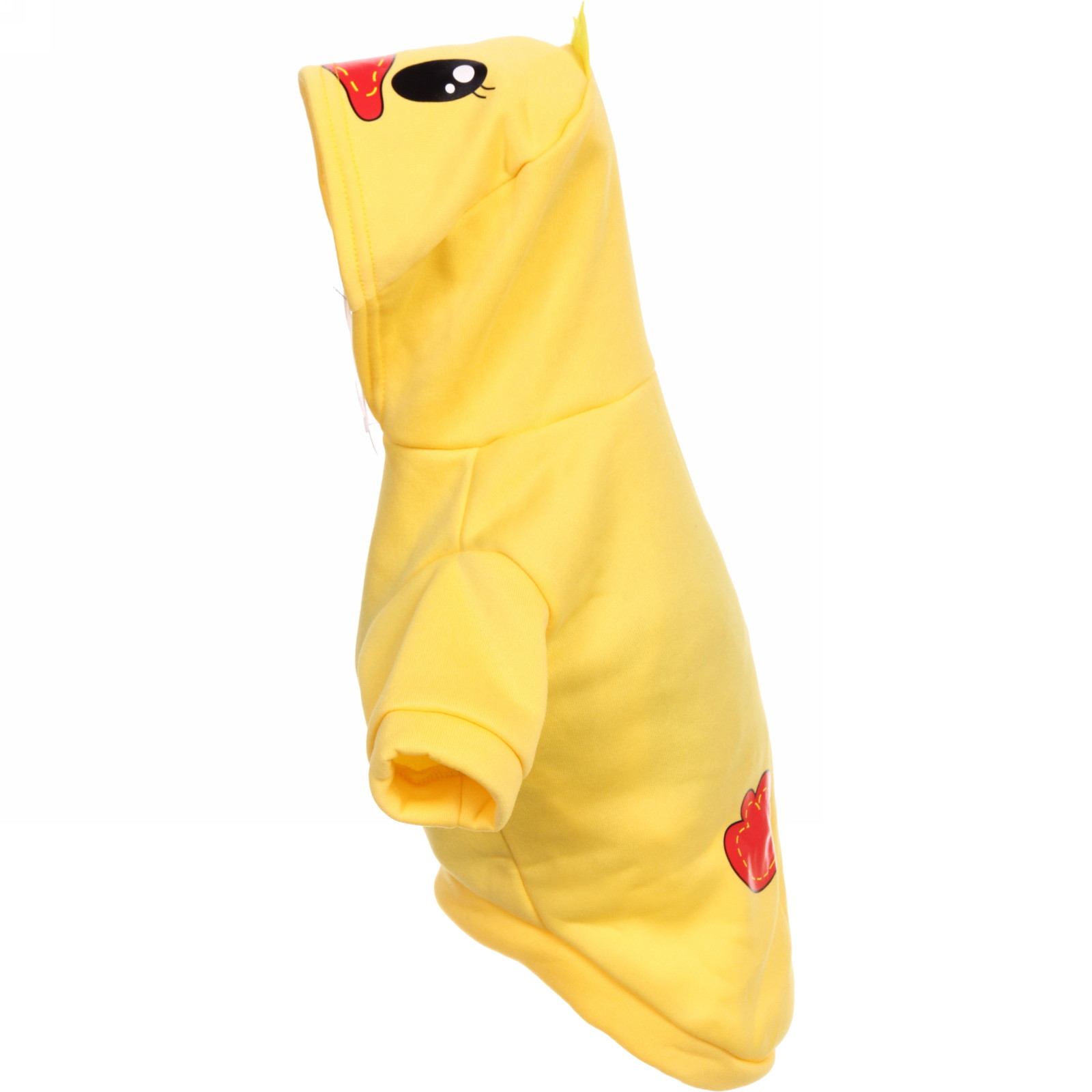 Кофта - толстовка с капюшоном для собак мелких пород "МОДНЫЙ БРО", цыплёнок, размер L (20*36*26см) Ultramarine