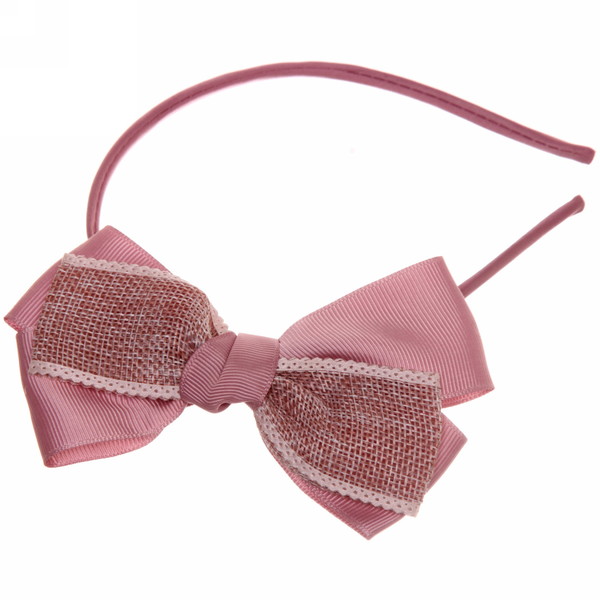 Ободок для волос детский на блистере "Rapunzel", однотонный, микс 6 цветов, 0,5см