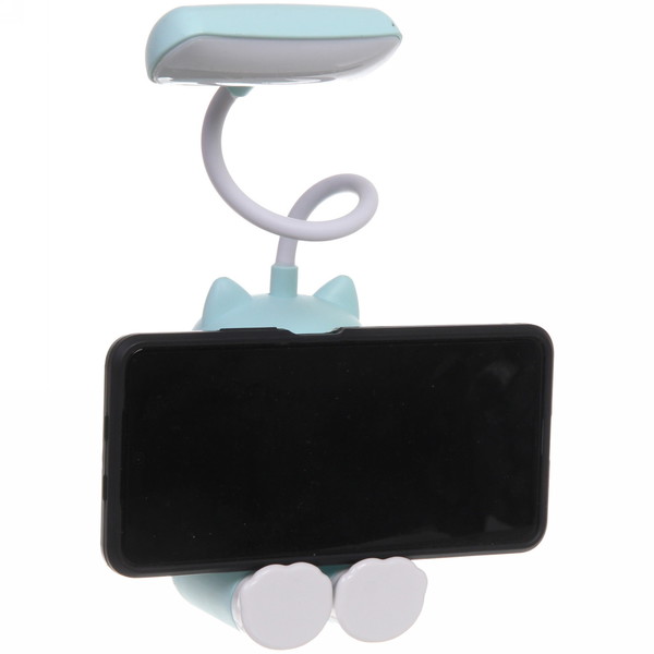 Светильник настольный "Marmalade-Кот Томас" LED 28*8,5*8см USB 2W 5V, Мятный