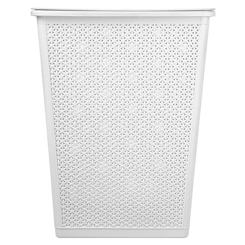 Корзина для белья 48 л Homver Wenge 221307021/03, 427х295х562 мм, светло-серая