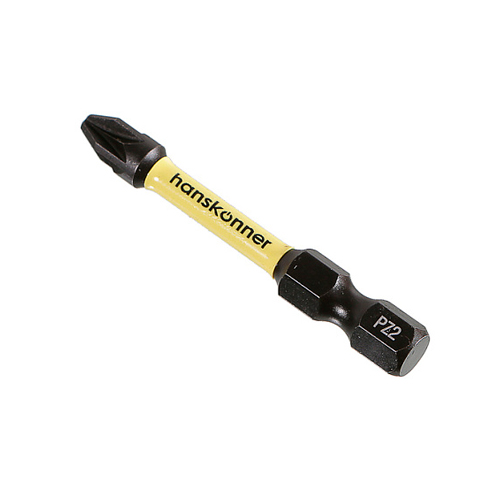 Биты PZ2х50мм, ImpactPower, торсионные Hanskonner HPZ2-50-2T