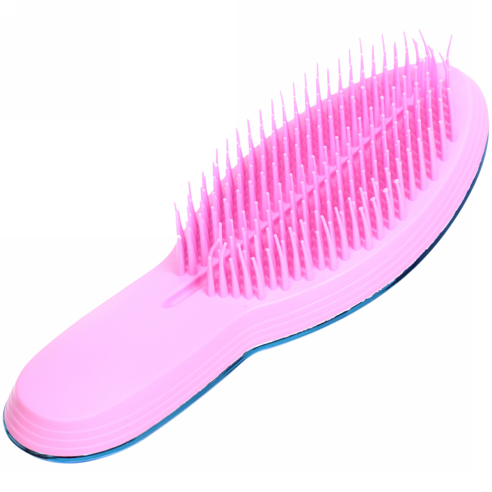 Расческа массажная компактная "Care Brush", цвет синий , 21*7,5см, в пластиковой коробке