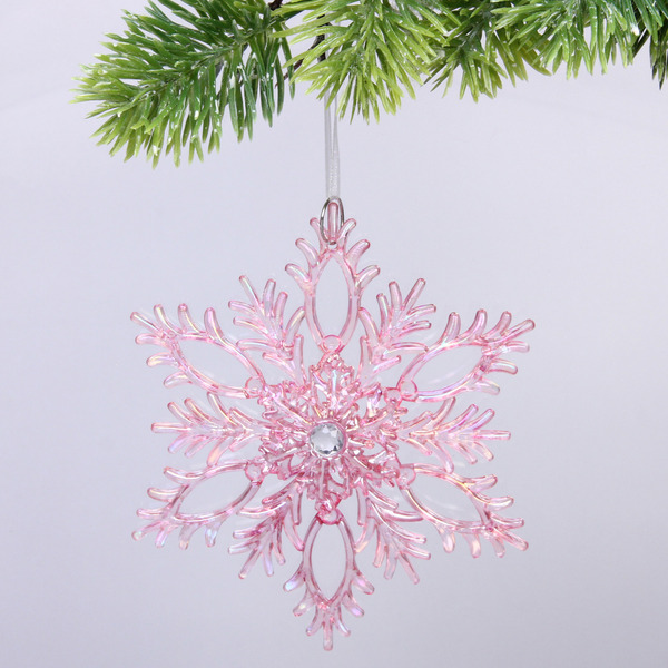 Подвеска "Волшебные переливы" 13,5*13,5 см, Розовый