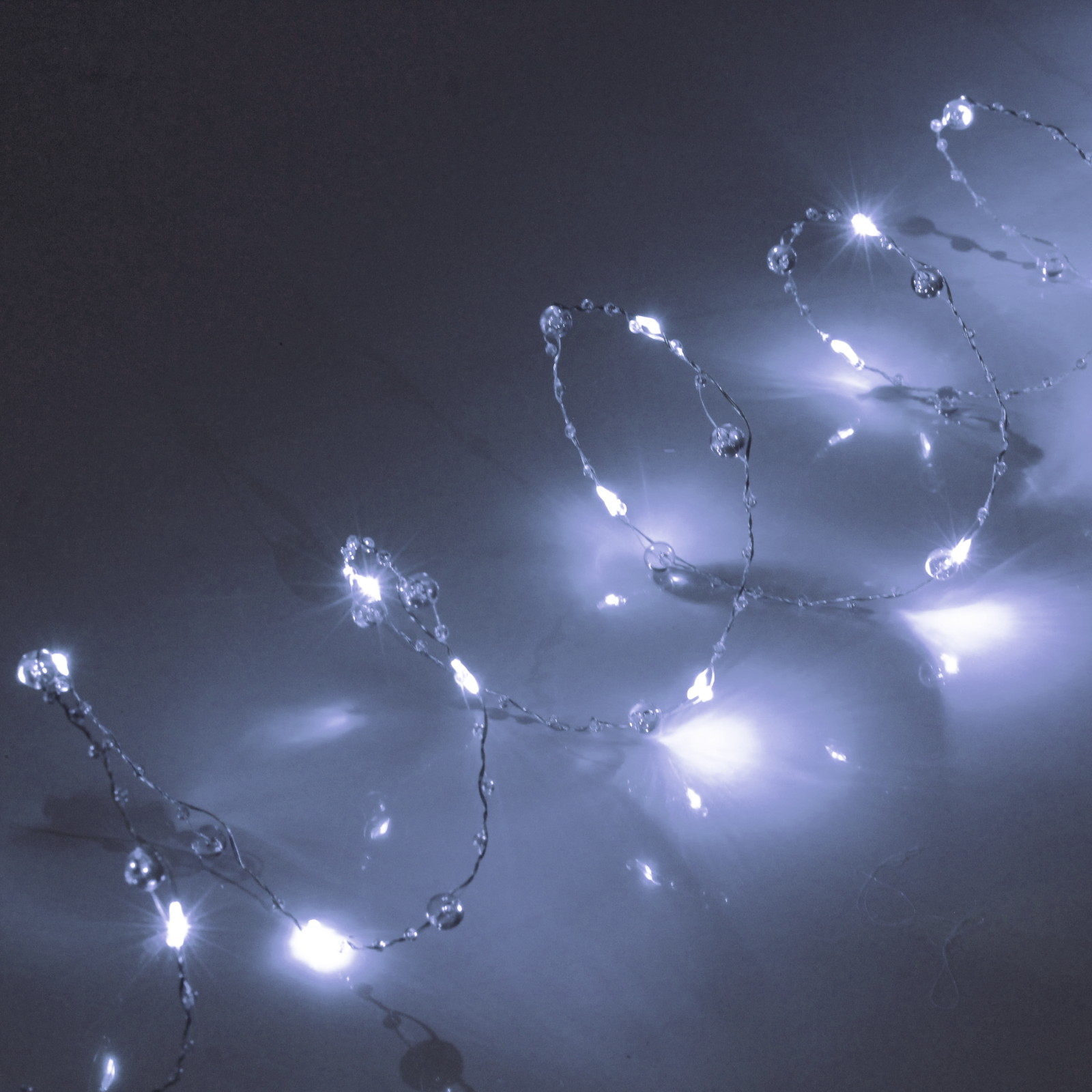 Гирлянда для дома "Льдинка" на батарейках 2,0 м 20 ламп LED, 3 реж, IP-20, Белый