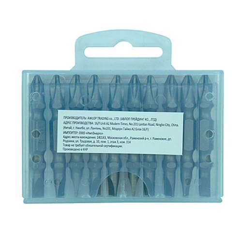 Биты PH2хSL5х50 мм с магнитным наконечником сталь CrV STURM 1270204