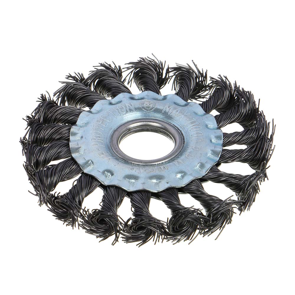 РОКОТ Щетка металл. для УШМ 100мм/22мм, крученая, дисковая