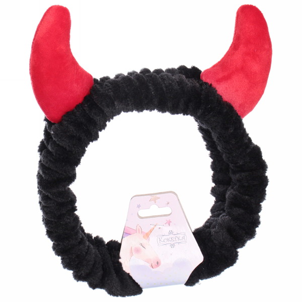 Повязка на голову "Beauty Mapafet- Devil", 6 цветов, 6*20см