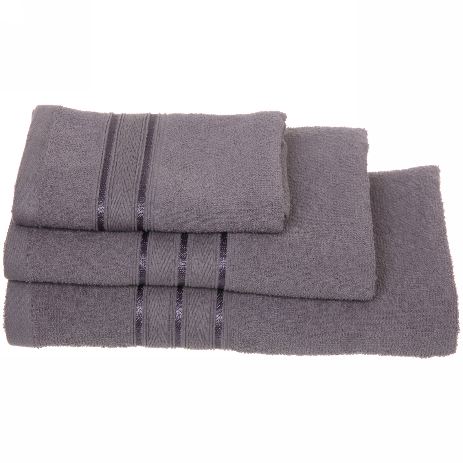 Полотенце махровое 70*120см "Comfort" цвет серый 07040 плотность 300гр/м2