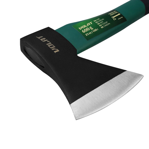 Топор ВОЛАТ 0,6 кг, с фиберглассовой рукояткой