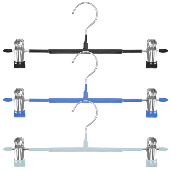 Вешалка с 2 прищепками, 30см 2цв