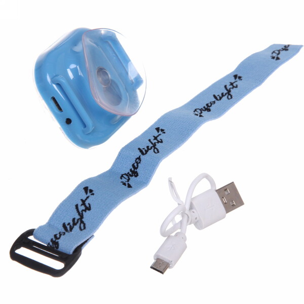 Диско-шар Dancer" с ремешком на руку, авторежим, датчик звука (в комплекте с присоской), RGB (220V)