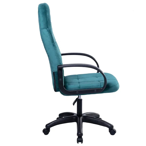 Кресло офисное (компьютерное) TRON V1 велюр Flora standard, изумруд