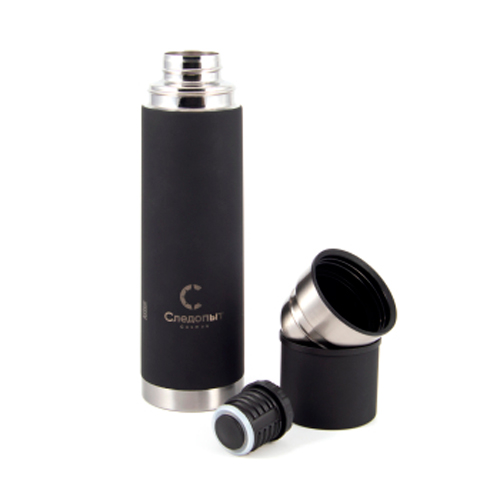 Термос с двойной крышкой, 0,5 л "СЛЕДОПЫТ-COSMOS"