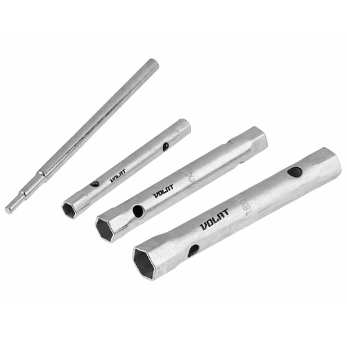 Набор ключей трубчатых торцевых с воротком ВОЛАТ, 11 предметов на полотне