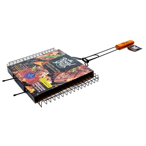 Решетка-гриль ROYALGRILL универсальная 35 х 26 см, с антипригарным покрытием