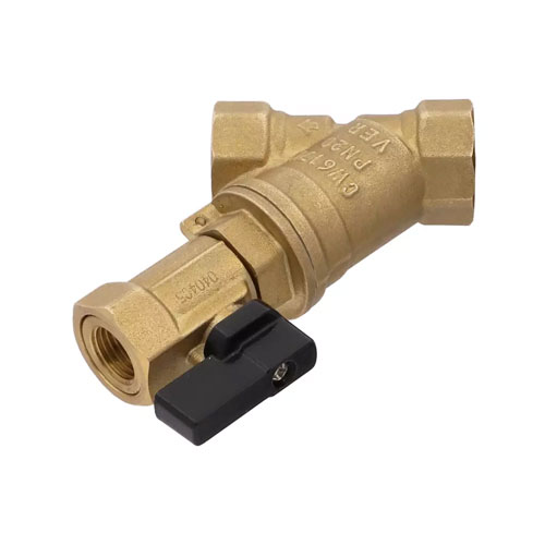 Косой фильтр с дренажным краном 1/2", VIEIR GL10-13