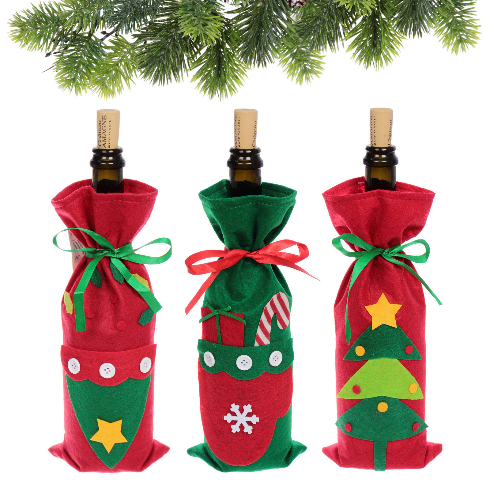 Украшение на бутылку "Веселье" 13*33 см