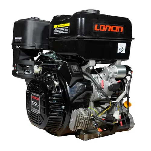 Двигатель LONCIN LC196FD 20A (D type) 25, 23 л.с.эл.стартер, вал 25 мм.катушка 20А