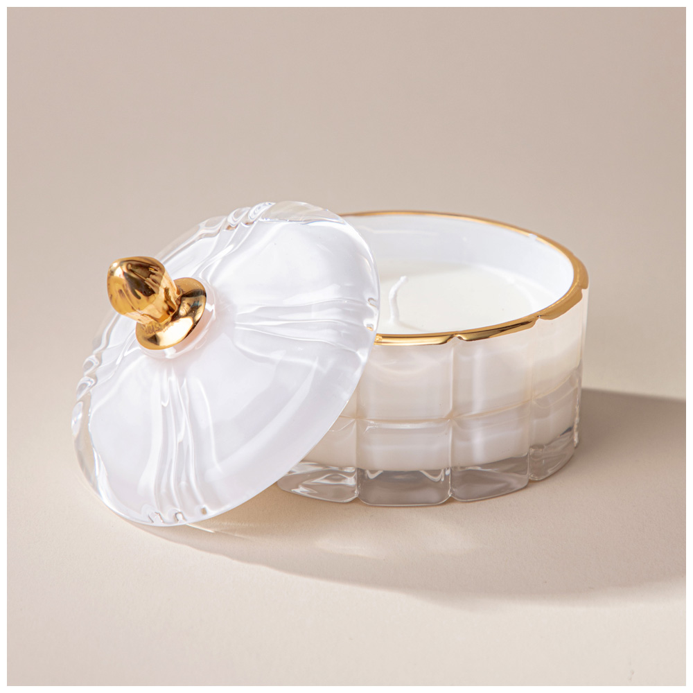 Свеча ароматическая "LOVELY" WHITE 10,5Х10,2Х10 см