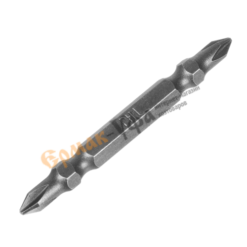 Набор бит 10 двусторонних из легированной хромованадиевой стали длиной 65 мм ЕРМАК  (1/120)