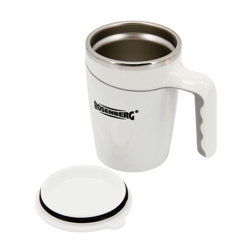 Термокружка-непроливайка 450 мл Rosenberg, белый