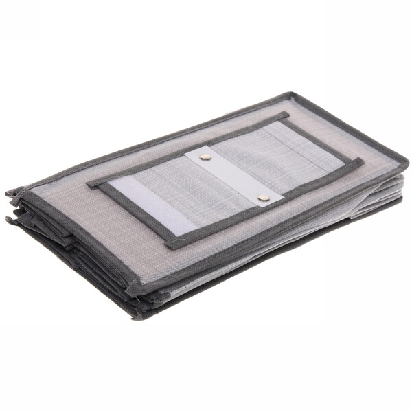 Кофр - органайзер подвесной "ЭФОЛТ", цвет пыльно - серый, 5 отделений, 30*15*70см