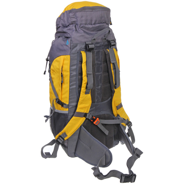 Рюкзак туристический 65л цвет желтый FR-4