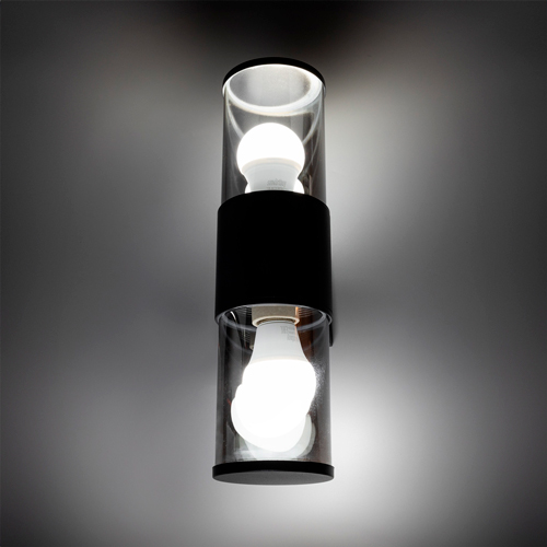 Светильник уличный настенный SILVER E27*2 Smartbuy черный 230В IP65 (SBL16801)